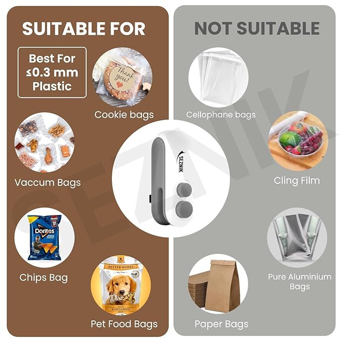 Mini Handheld Sealing Machine – Portable Heat Sealer for Food & Snacks