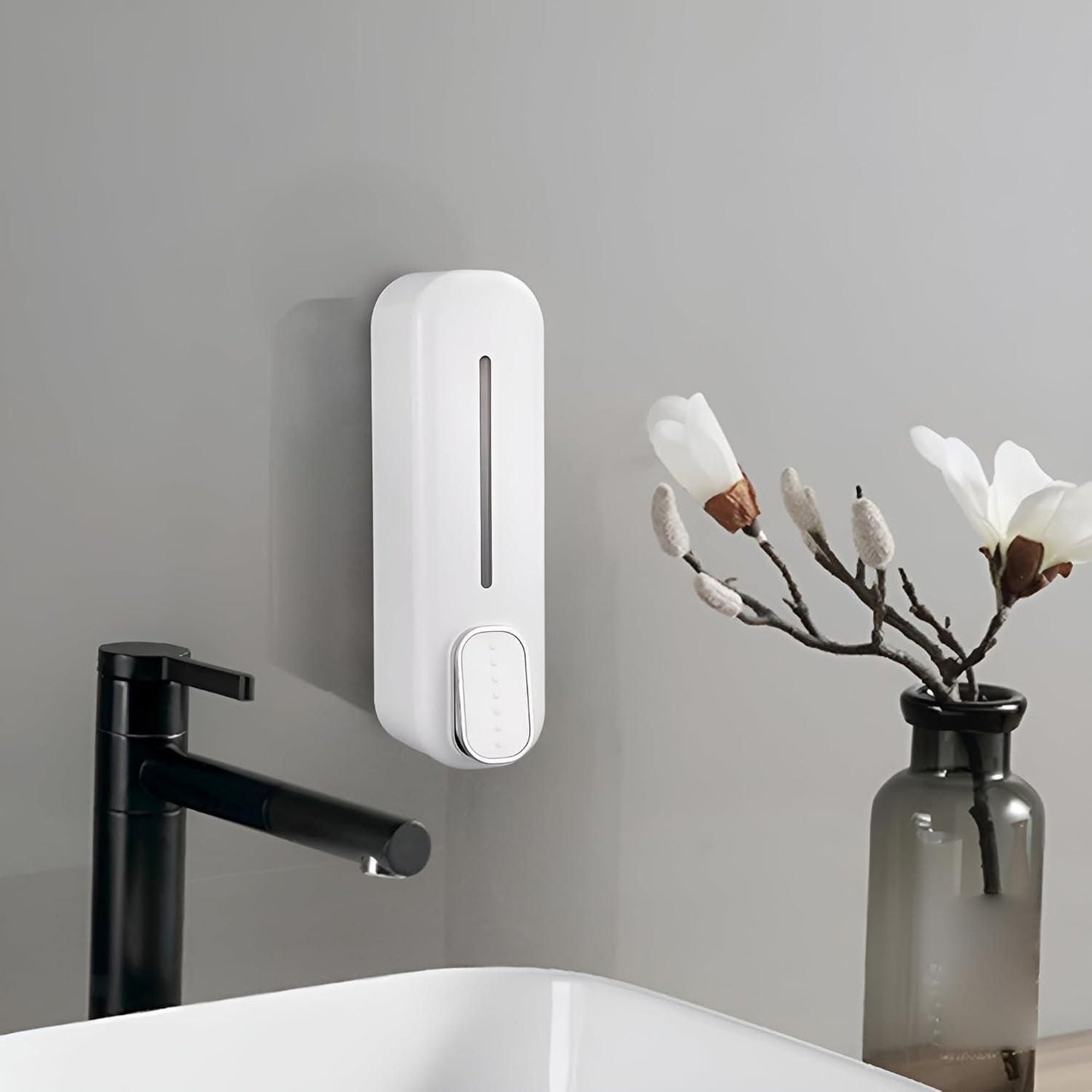 Press Wall-Mounted Dispenser Soap Manual (Pack of 2)